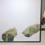 襖の修復。