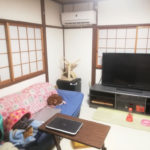 一人で寝てたアビのすけ君。