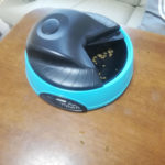 食べ散らかしている写真。